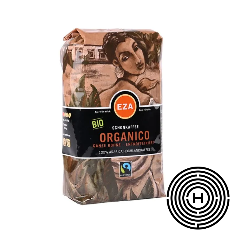 EZA bio koffeinmentes egész kávébab