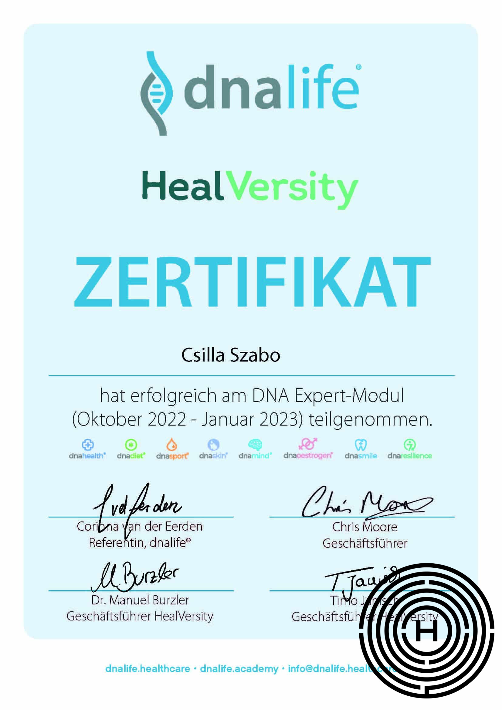 Életmód-genetikai tanácsadó