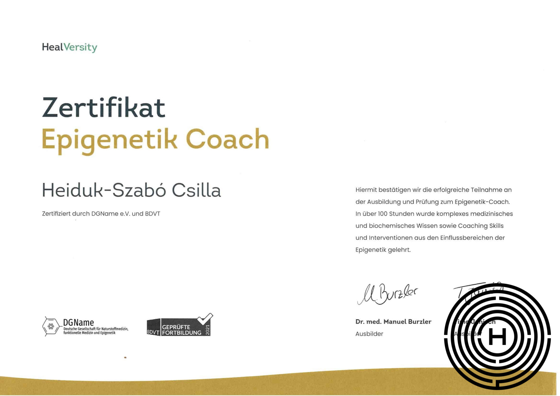 epigenetikai coach